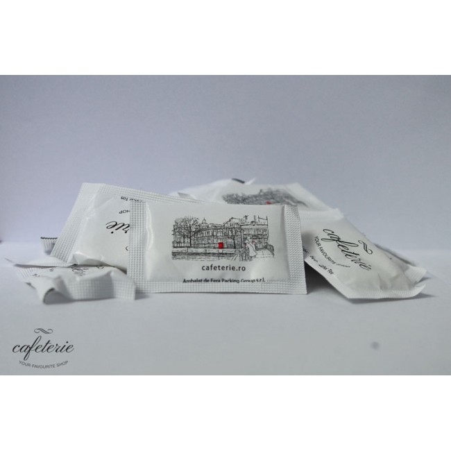 Zahar alb plic, 5 grame, set 100 bucati Zahar alb plic, 5 grame, set 100 bucati