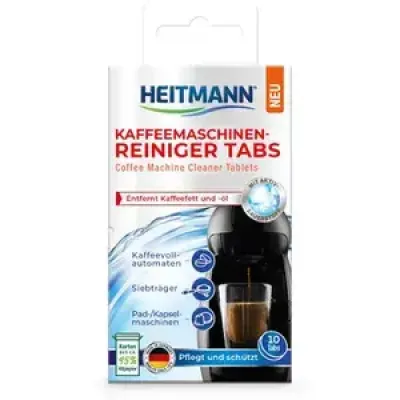 Tablete de Curatare pentru Espressor Heitmann (10 x 2 gr)