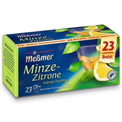 Ceai de Menta cu Lamaie Messmer Classic 23 plicuri