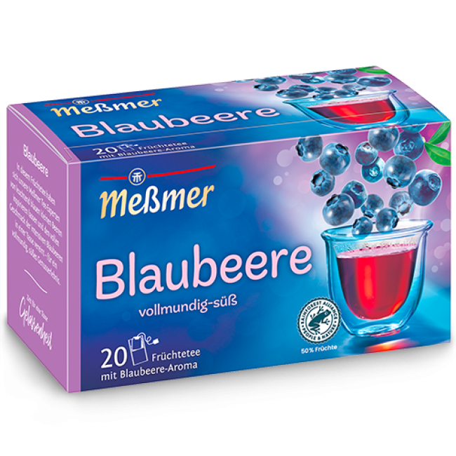 Ceai de Afine Messmer Classic 20 plicuri