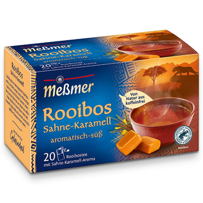 Ceai Messmer Classic Rooibos Cream Caramel 20 plicuri