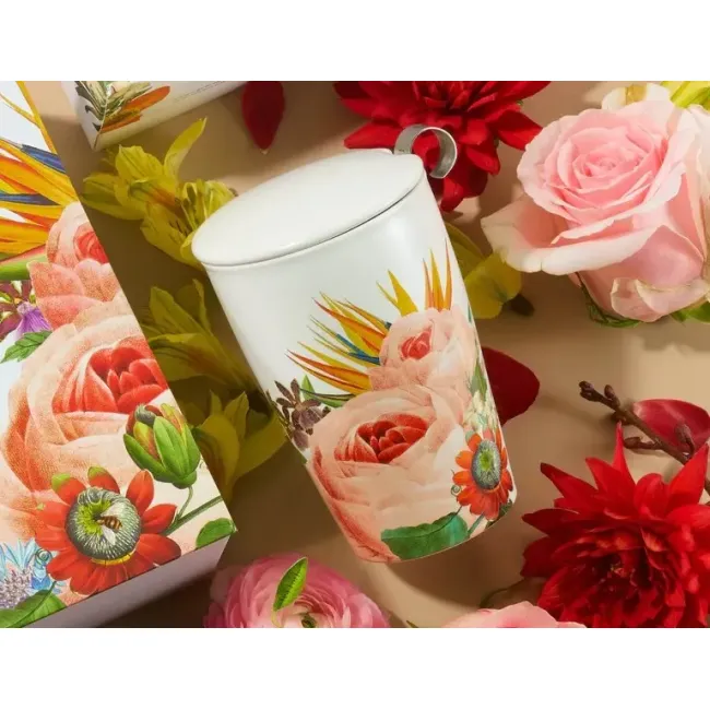 Cana pentru ceai din ceramica cu pereti dubli si infuzor din inox Kati Jubilee