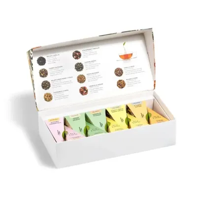 Ceai Petite Ribbon Jubilee - Tea Forte - Cutie cu 10 piramide de ceai