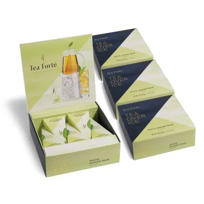 Set 4 Cutii Ice Tea Ceai Alb cu Para si Ghimbir Tea Forte