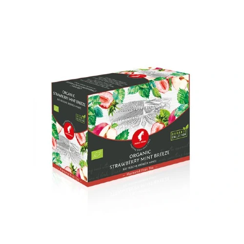 Strawberry Mint Breeze, ceai organic Julius Meinl, big bag