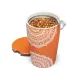 Cana ceai din ceramica cu pereti dubli si infuzor din inox Kati Chakra - Tea Forte