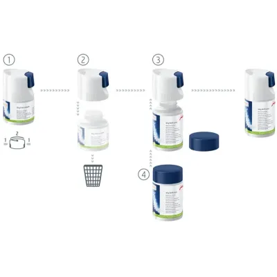 Mini Tablete pentru Curatarea Sistemului de Lapte Reincarcabil Jura 90 gr