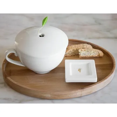 Tava ovala din lemn de artar pentru servit ceaiul - Tea Forte