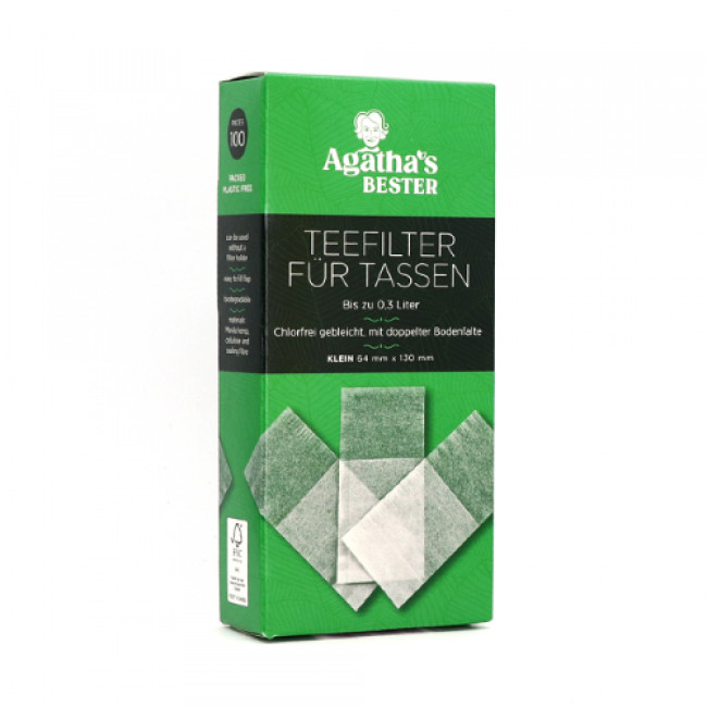 Filtre de hartie pentru infuzor de ceai Agatha's Bester 100 buc