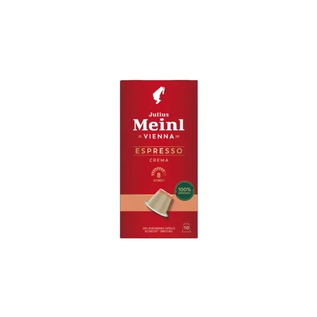 Cafea Julius Meinl Espresso Crema 10 capsule compatibil Nespresso