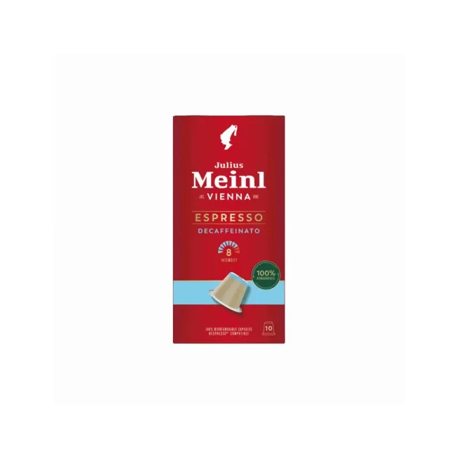 Cafea Julius Meinl Espresso Decaffeinato (10 capsule x 5.6 gr) - compatibil Nespresso