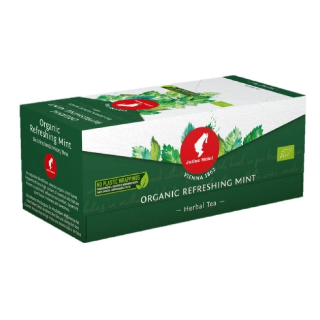 Ceai Organic Julius Meinl SB Refreshing Mint (25 plicuri x 1.4 gr)