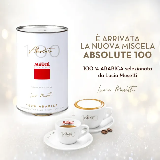 Cafea Musetti Absolute 100 boabe 1.5 kg