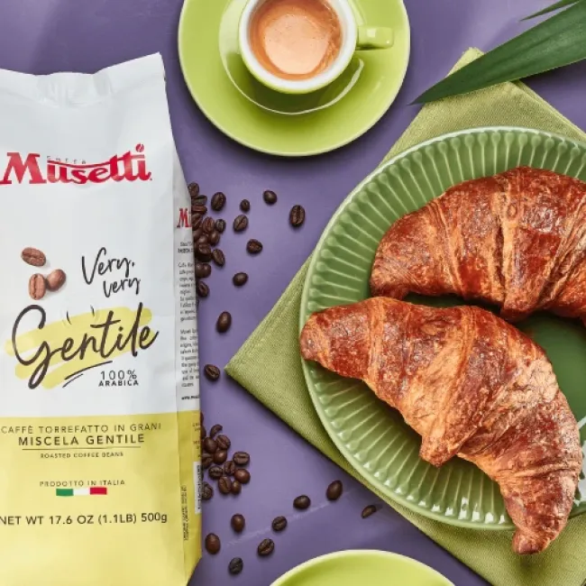 Cafea Musetti Gentile 100% Arabica boabe 500 gr