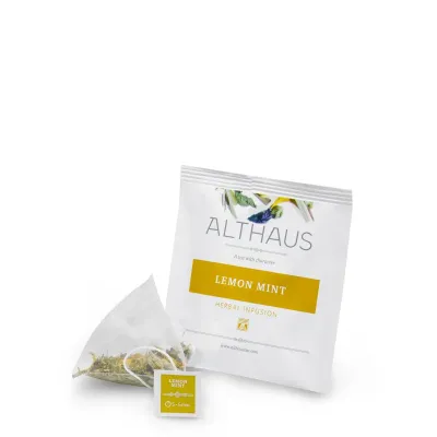 Ceai Althaus Pyra Pack Lemon Mint 15 piramide
