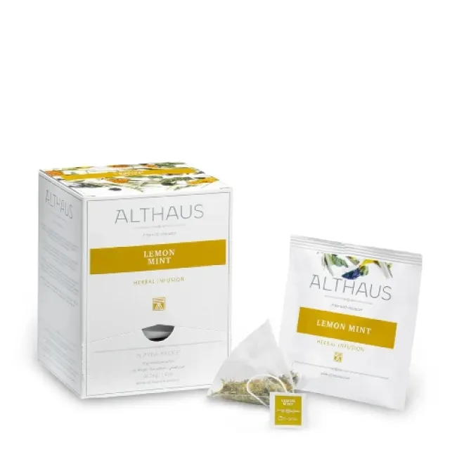 Ceai Althaus Pyra Pack Lemon Mint 15 piramide