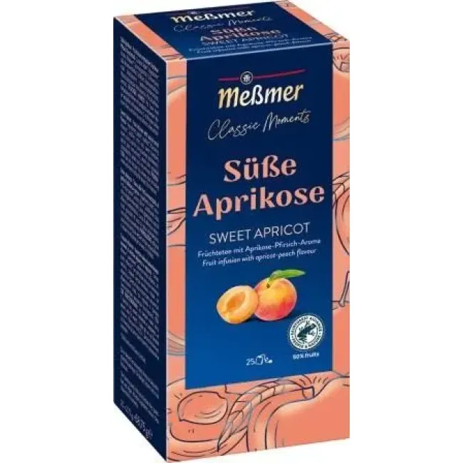 Ceai de Fructe Messmer Classic Moments Sweet Apricot Rainforest 25 plicuri