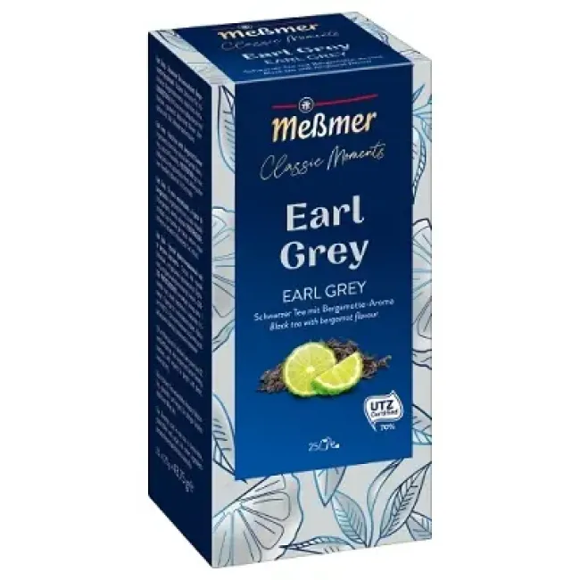 Ceai Negru Messmer Classic Moments Earl Grey Utz 25 plicuri