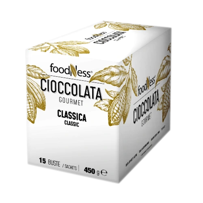 Ciocolata Calda Clasica Foodness (15 plicuri x 30 gr)