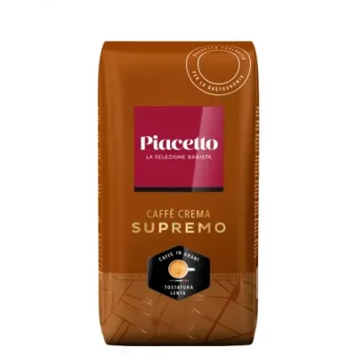Cafea Piacetto Caffe Crema Supremo Rainforest boabe 1 kg