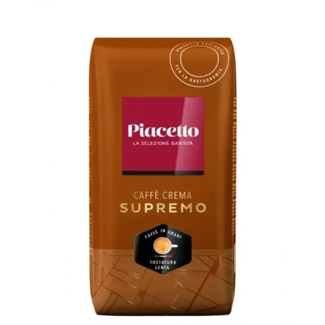 Cafea Piacetto Caffe Crema Supremo Rainforest boabe 1 kg