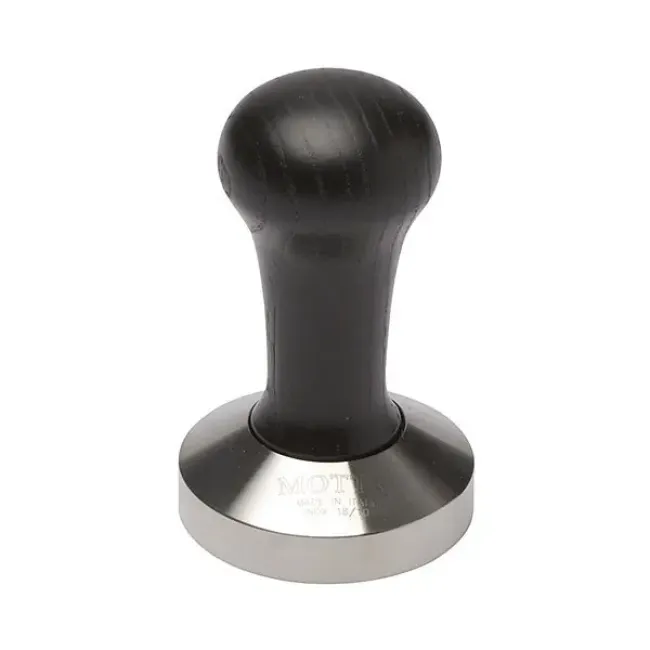Tamper Motta cu Maner din Lemn Negru 53 mm