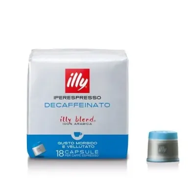 Decaffeinato, capsule Illy Iperespresso, 18 buc