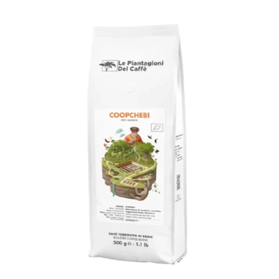 Le Piantagioni del Caffe Coopchebi boabe 500 gr