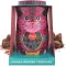Cutie metalica cu trufe din ciocolata neagra Monty Bojangles Persian Pink Cat Choccy Scoffy 135g