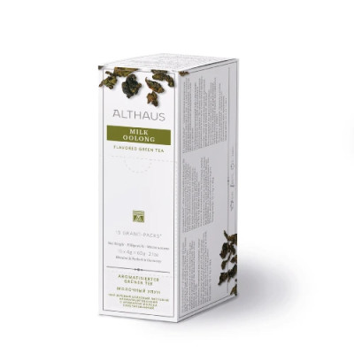 Ceai Verde Althaus Grand Pack Milk Oolong 15 plicuri