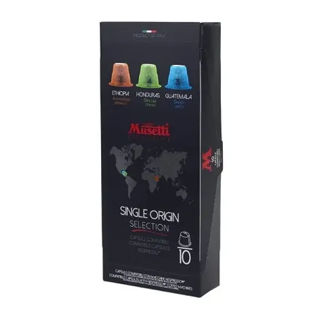 Cafea Musetti Single Origin Selection (10 capsule x 5.6 gr) - compatibile Nespresso