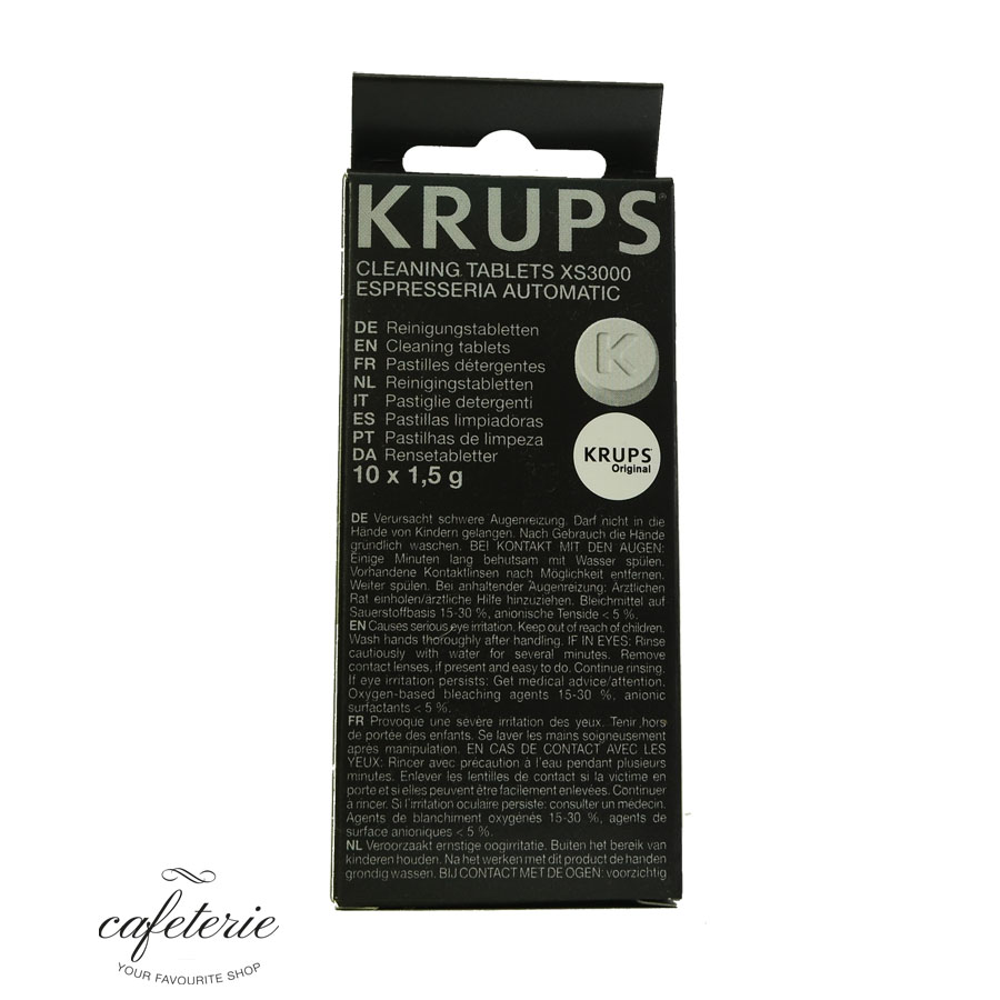 pastile curatat uleiul cafea krups